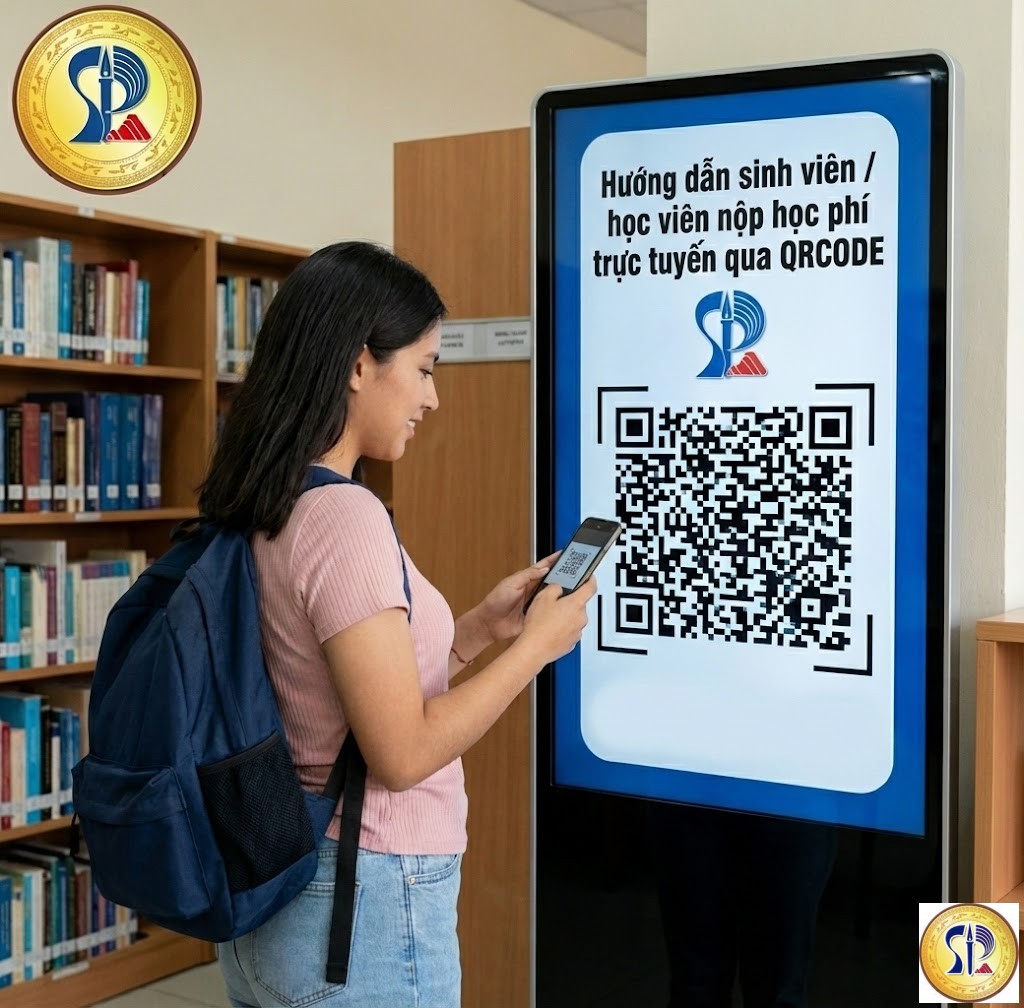 Hướng dẫn sinh viên / học viên nộp học phí trực tuyến qua QRCODE